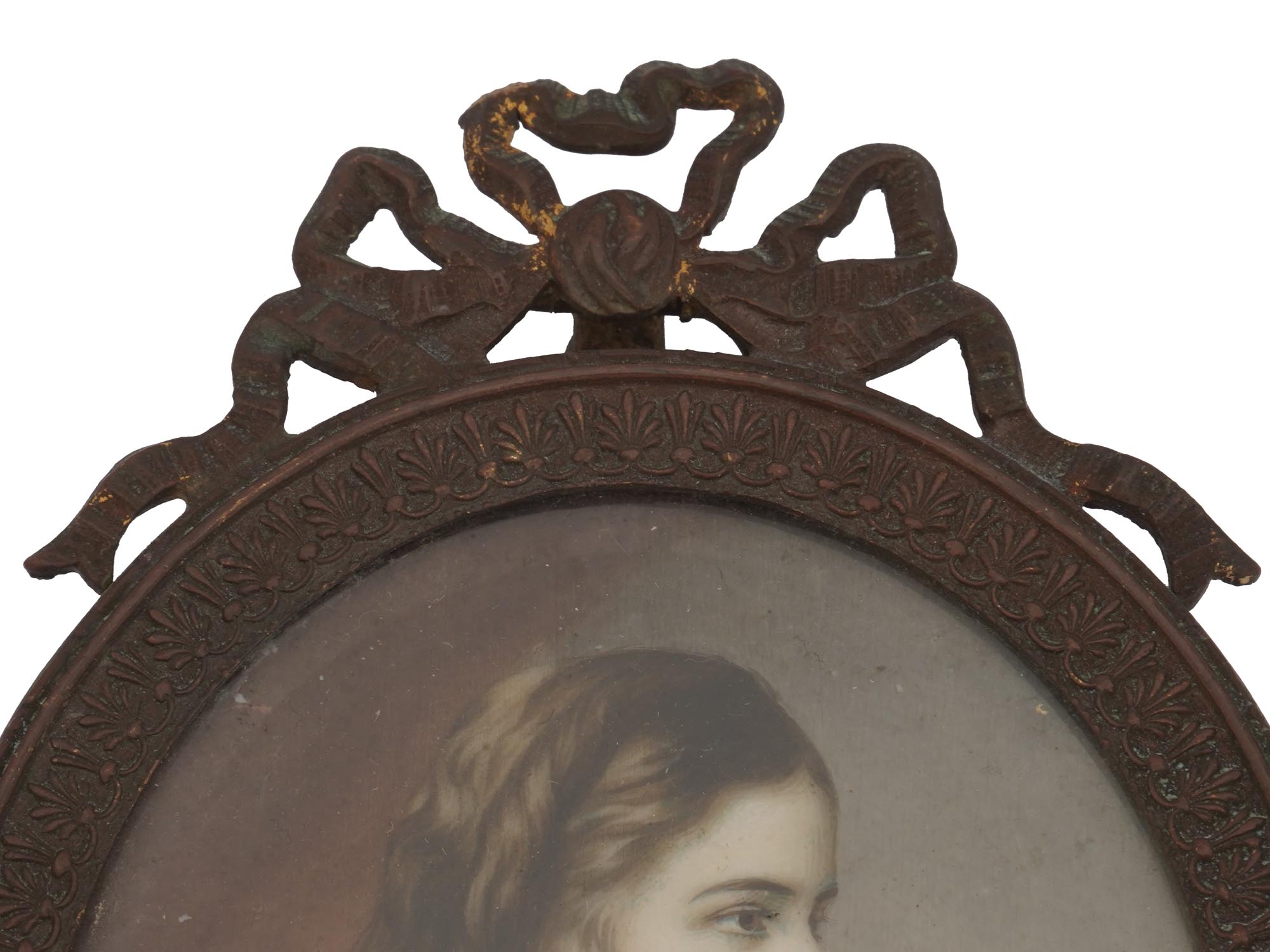 ANTIQUE EUROPEAN 19TH CENTURY MINIATURE PORTRAITS PIC-5